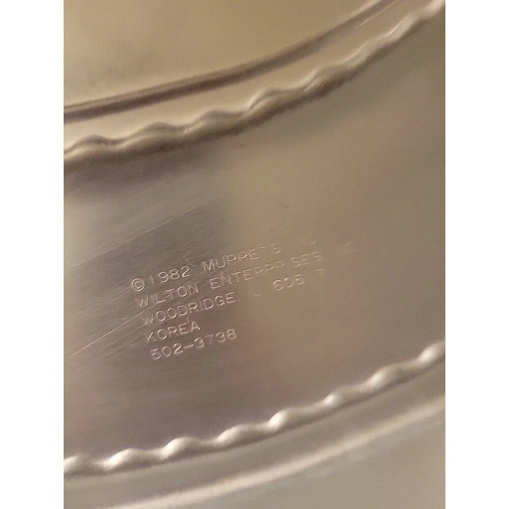 Lot - 4 Vtg Wilton Cake Pans Big Bird Elmo Cookie Monster Sesame Street Cartoon